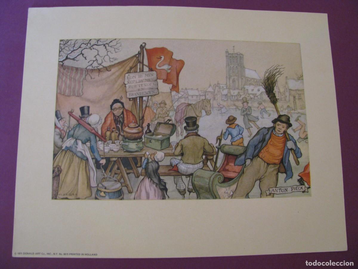 Arte: LAMINA DE ANTON PIECK. D.A.C. DONALD ART CO. N.Y. PRINTED IN HOLLAND. 1971. 23X18 CM.