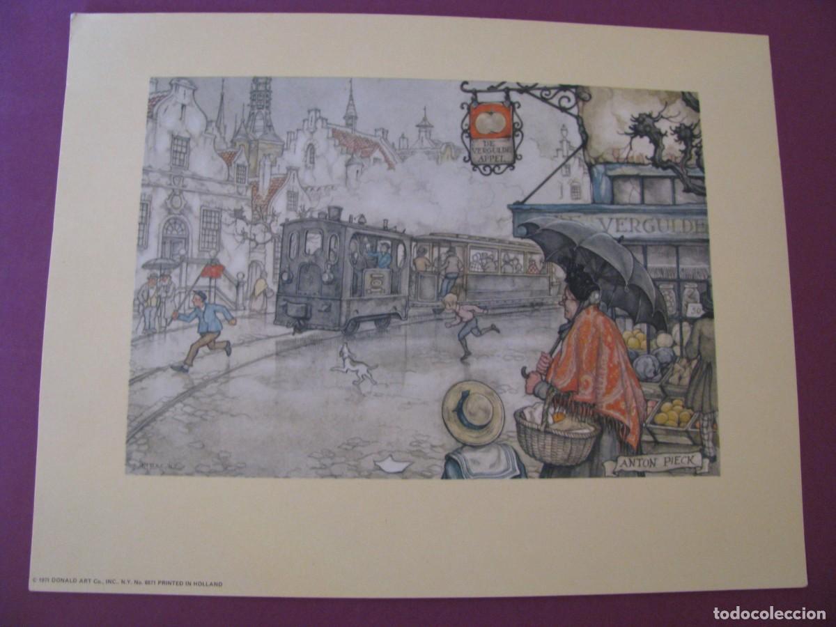 Arte: LAMINA DE ANTON PIECK. D.A.C. DONALD ART CO. N.Y. PRINTED IN HOLLAND. 1971. 23X18 CM.