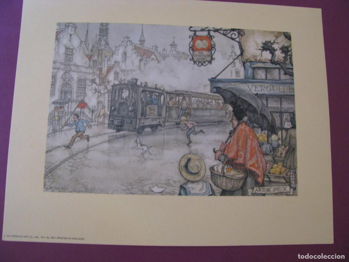 Arte: LAMINA DE ANTON PIECK. D.A.C. DONALD ART CO. N.Y. PRINTED IN HOLLAND. 1971. 23X18 CM.