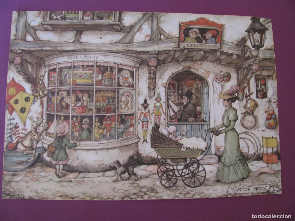Arte: LAMINA DE ANTON PIECK. D.A.C. DONALD ART CO. N.Y. PRINTED IN HOLLAND. 1973. 22,5X15,5 CM.