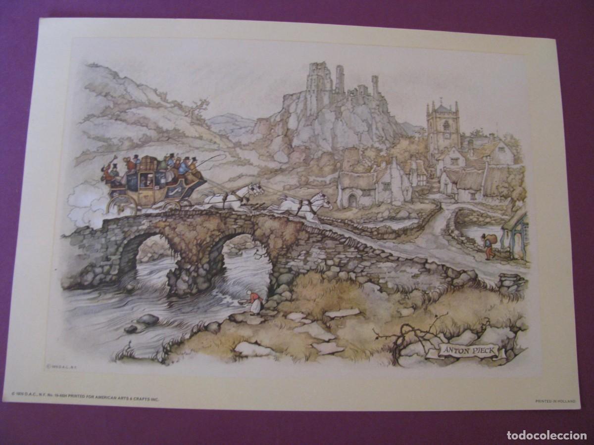 Arte: LAMINA DE ANTON PIECK. D.A.C. DONALD ART CO. N.Y. PRINTED IN HOLLAND. 1970. 25,5X18 CM.