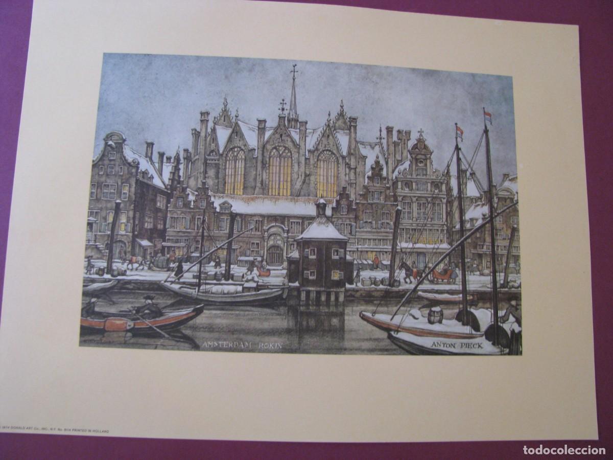 Arte: LAMINA DE ANTON PIECK. D.A.C. DONALD ART CO. N.Y. PRINTED IN HOLLAND. 1974. 30,5X23 CM.