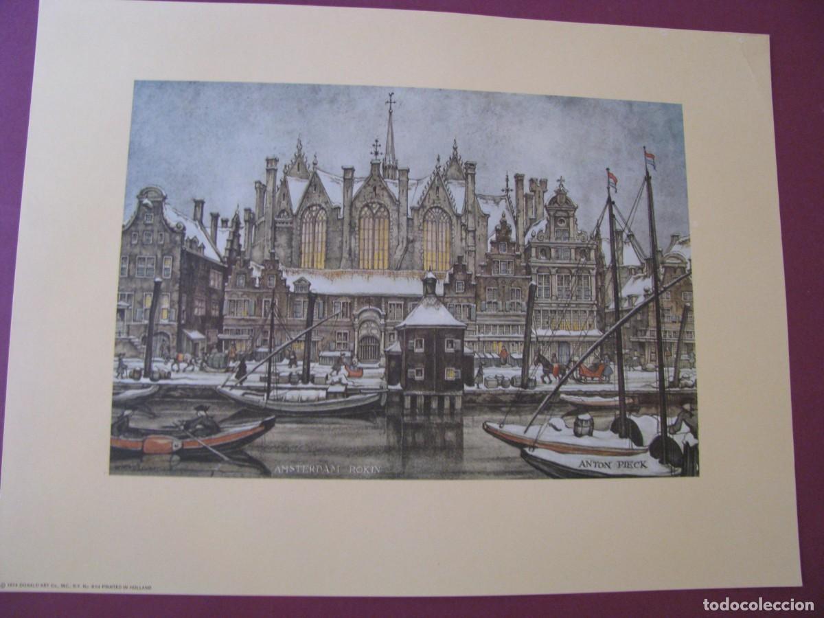 Arte: LAMINA DE ANTON PIECK. D.A.C. DONALD ART CO. N.Y. PRINTED IN HOLLAND. 1974. 30,5X23 CM.