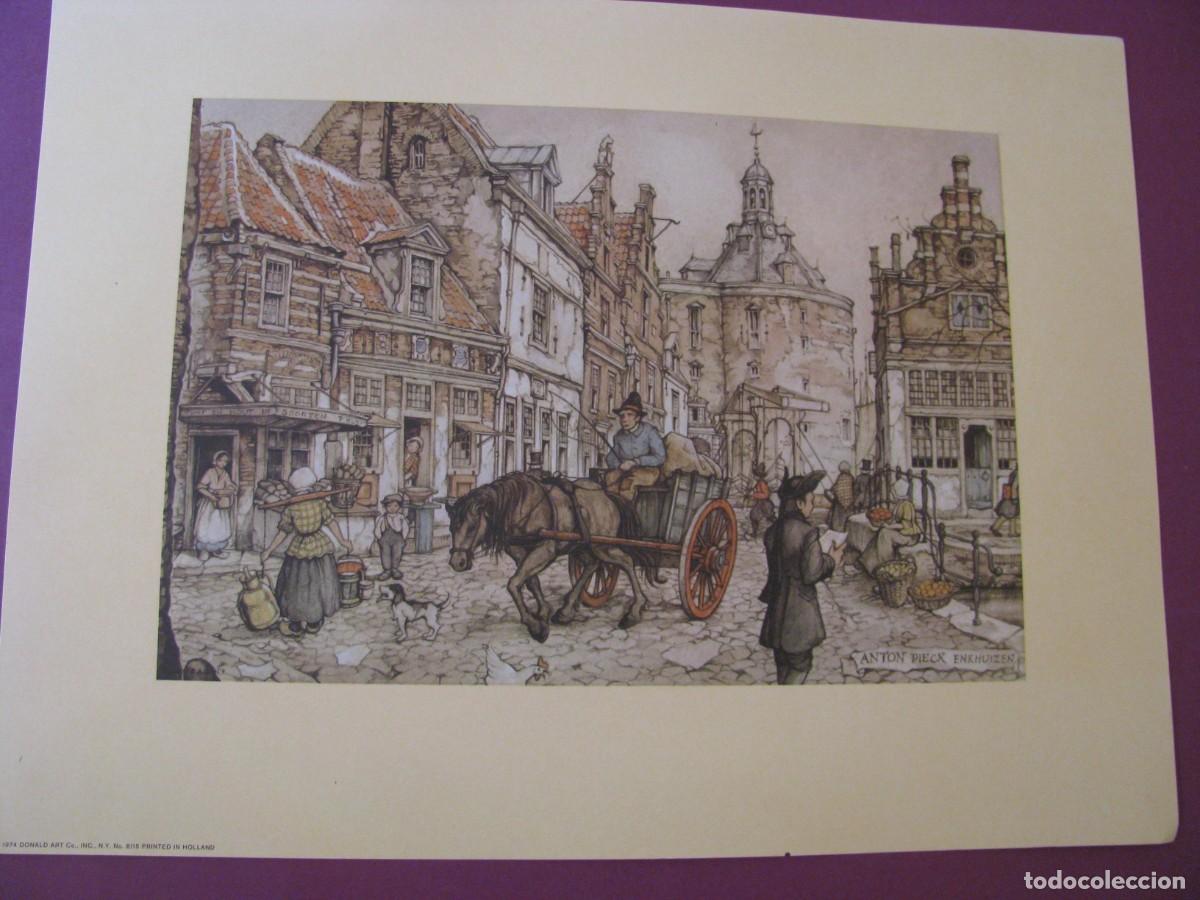 Arte: LAMINA DE ANTON PIECK. D.A.C. DONALD ART CO. N.Y. PRINTED IN HOLLAND. 1974. 30,5X23 CM.