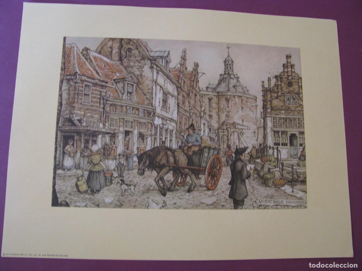 Arte: LAMINA DE ANTON PIECK. D.A.C. DONALD ART CO. N.Y. PRINTED IN HOLLAND. 1974. 30,5X23 CM.