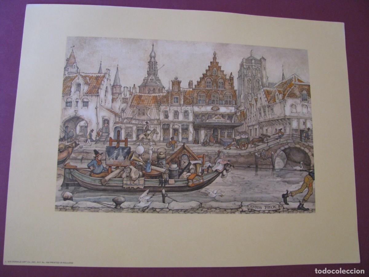 Arte: LAMINA DE ANTON PIECK. D.A.C. DONALD ART CO. N.Y. PRINTED IN HOLLAND. 1972. 30,5X23 CM.