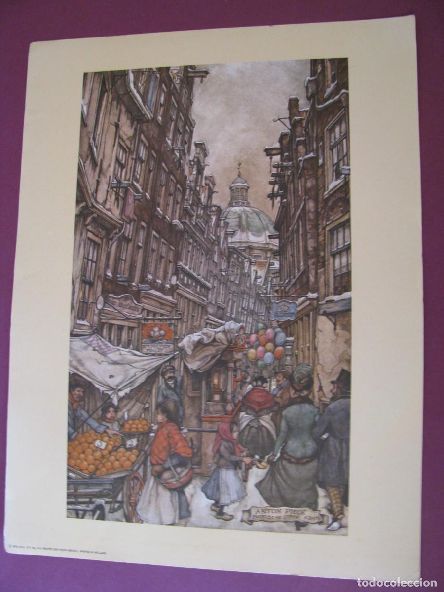 Arte: LAMINA DE ANTON PIECK. D.A.C. DONALD ART CO. N.Y. PRINTED IN HOLLAND. 1978. 30,5X23 CM.