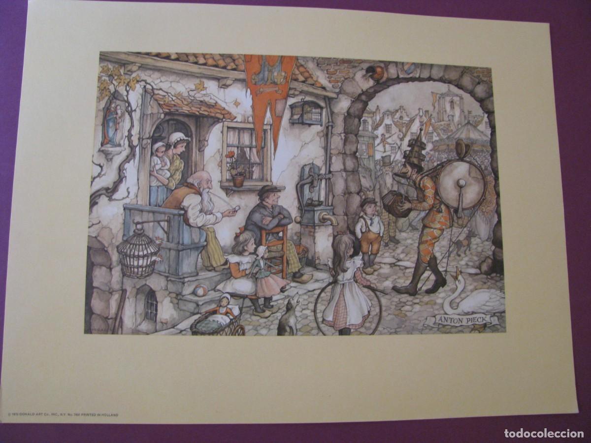 Arte: LAMINA DE ANTON PIECK. D.A.C. DONALD ART CO. N.Y. PRINTED IN HOLLAND. 1972. 30,5X23 CM.