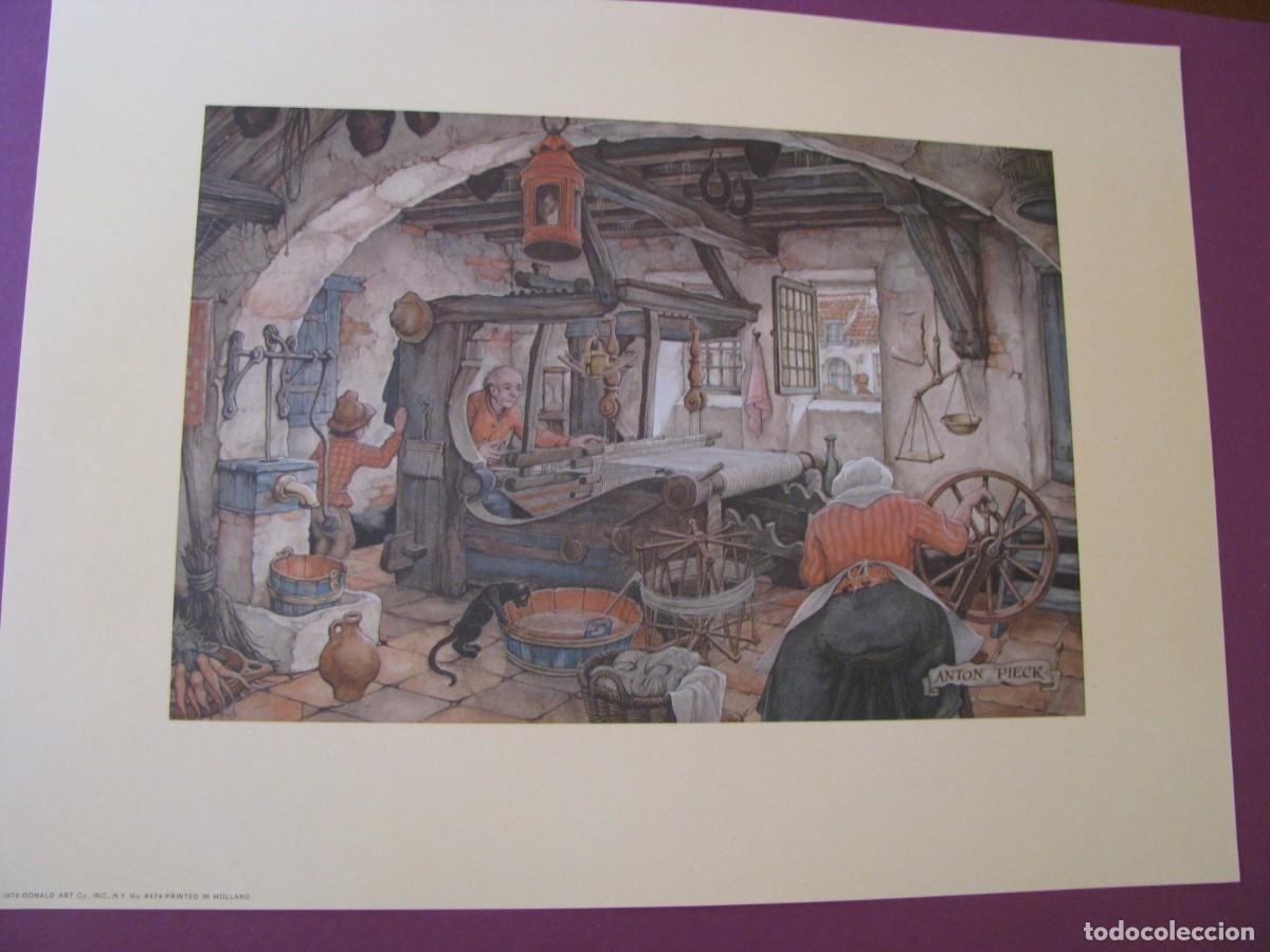 Arte: LAMINA DE ANTON PIECK. D.A.C. DONALD ART CO. N.Y. PRINTED IN HOLLAND. 1976. 30,5X23 CM.