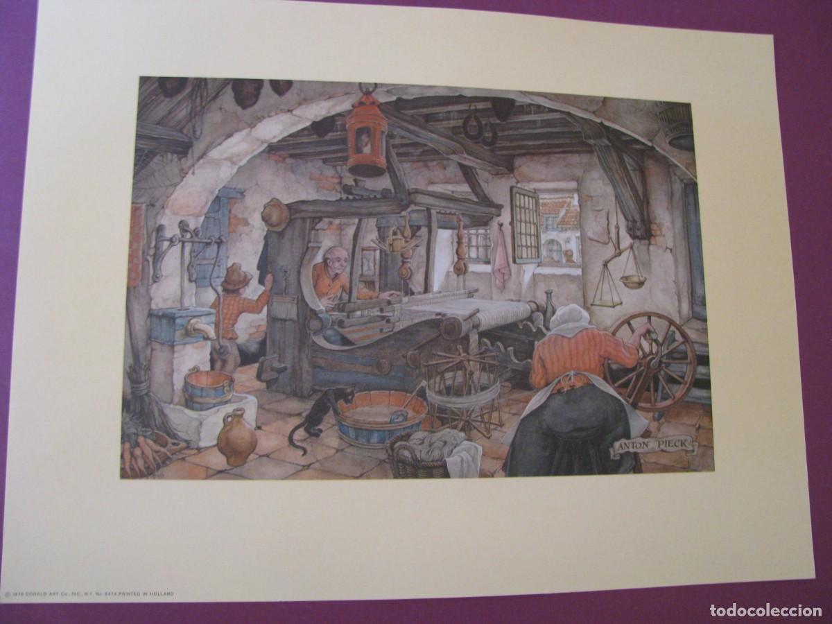 Arte: LAMINA DE ANTON PIECK. D.A.C. DONALD ART CO. N.Y. PRINTED IN HOLLAND. 1976. 30,5X23 CM.