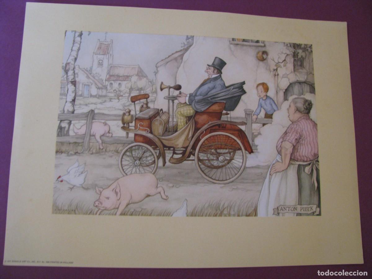 Arte: LAMINA DE ANTON PIECK. D.A.C. DONALD ART CO. N.Y. PRINTED IN HOLLAND. 1971. 30,5X23 CM.