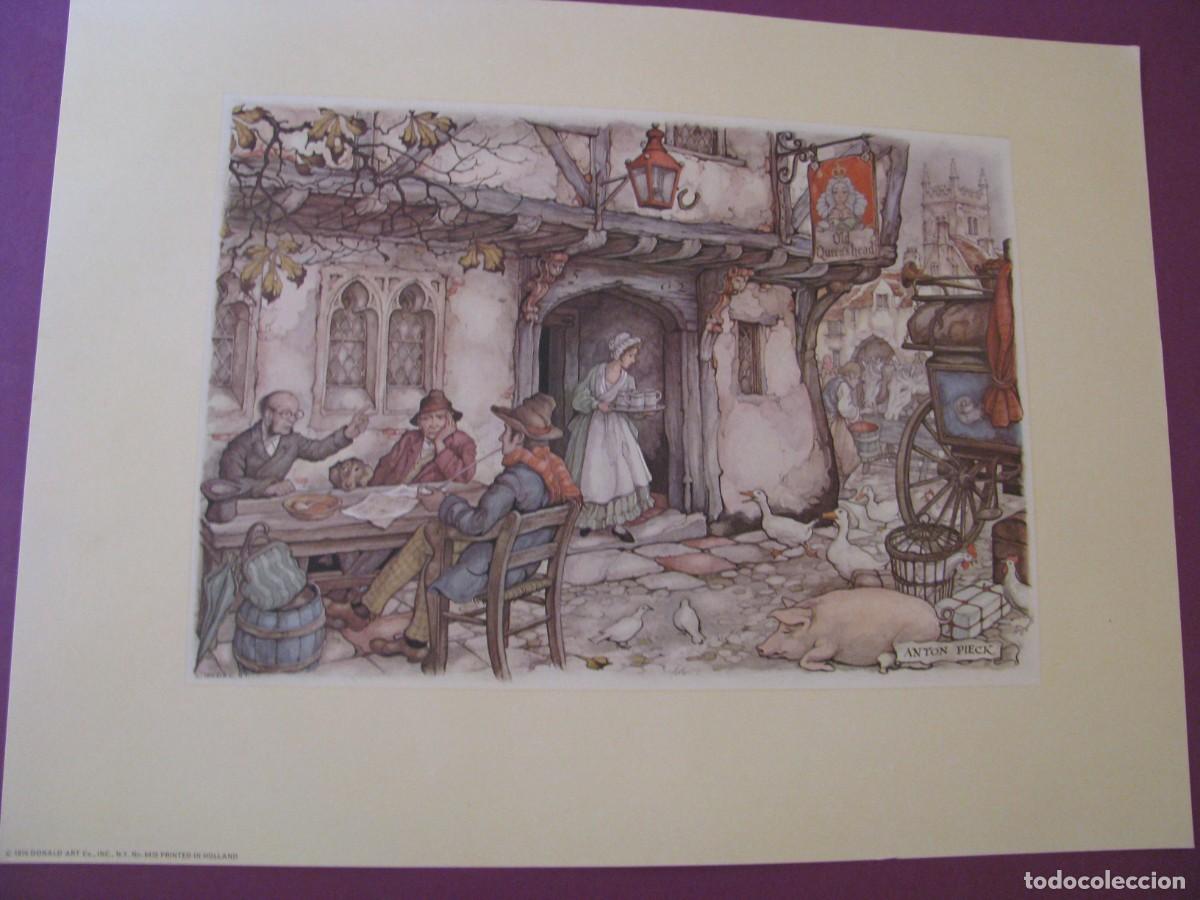 Arte: LAMINA DE ANTON PIECK. D.A.C. DONALD ART CO. N.Y. PRINTED IN HOLLAND. 1970. 30,5X23 CM.