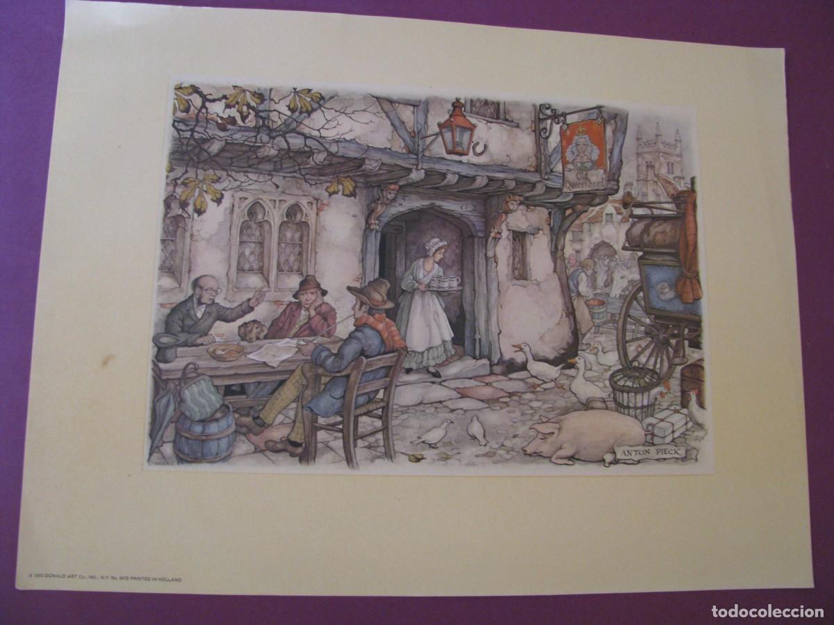 Arte: LAMINA DE ANTON PIECK. D.A.C. DONALD ART CO. N.Y. PRINTED IN HOLLAND. 1970. 30,5X23 CM.