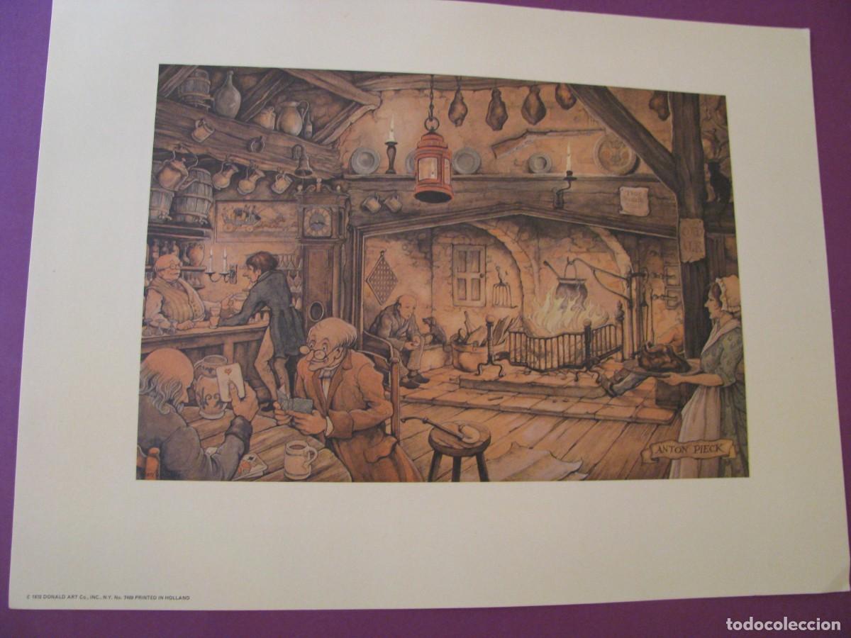 Arte: LAMINA DE ANTON PIECK. D.A.C. DONALD ART CO. N.Y. PRINTED IN HOLLAND. 1972. 30,5X23 CM.