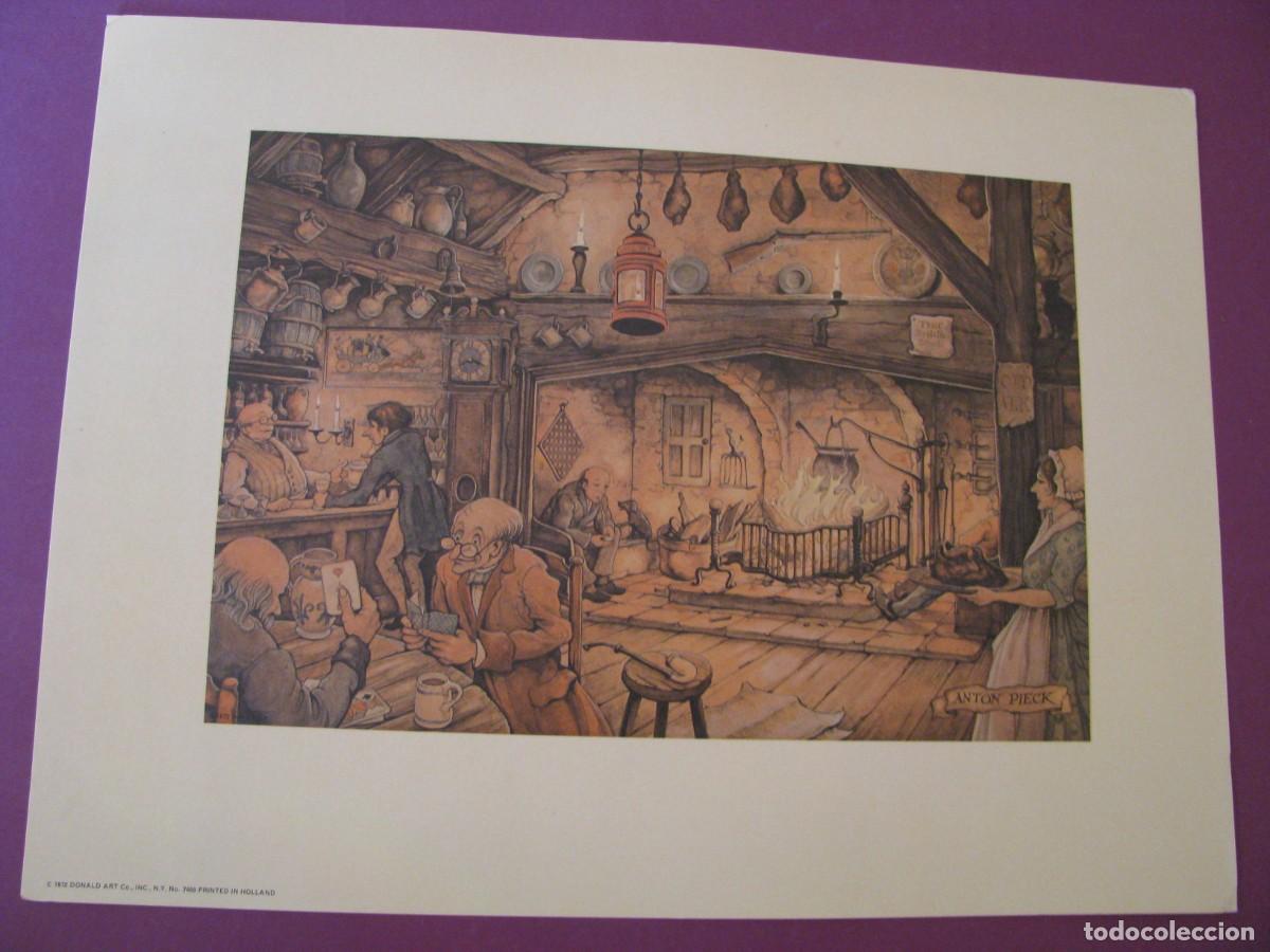 Arte: LAMINA DE ANTON PIECK. D.A.C. DONALD ART CO. N.Y. PRINTED IN HOLLAND. 1972. 30,5X23 CM.
