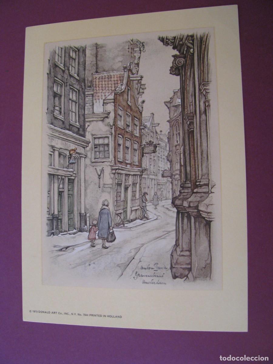 Arte: LAMINA DE ANTON PIECK. D.A.C. DONALD ART CO. N.Y. PRINTED IN HOLLAND. 1973. 18X13 CM.