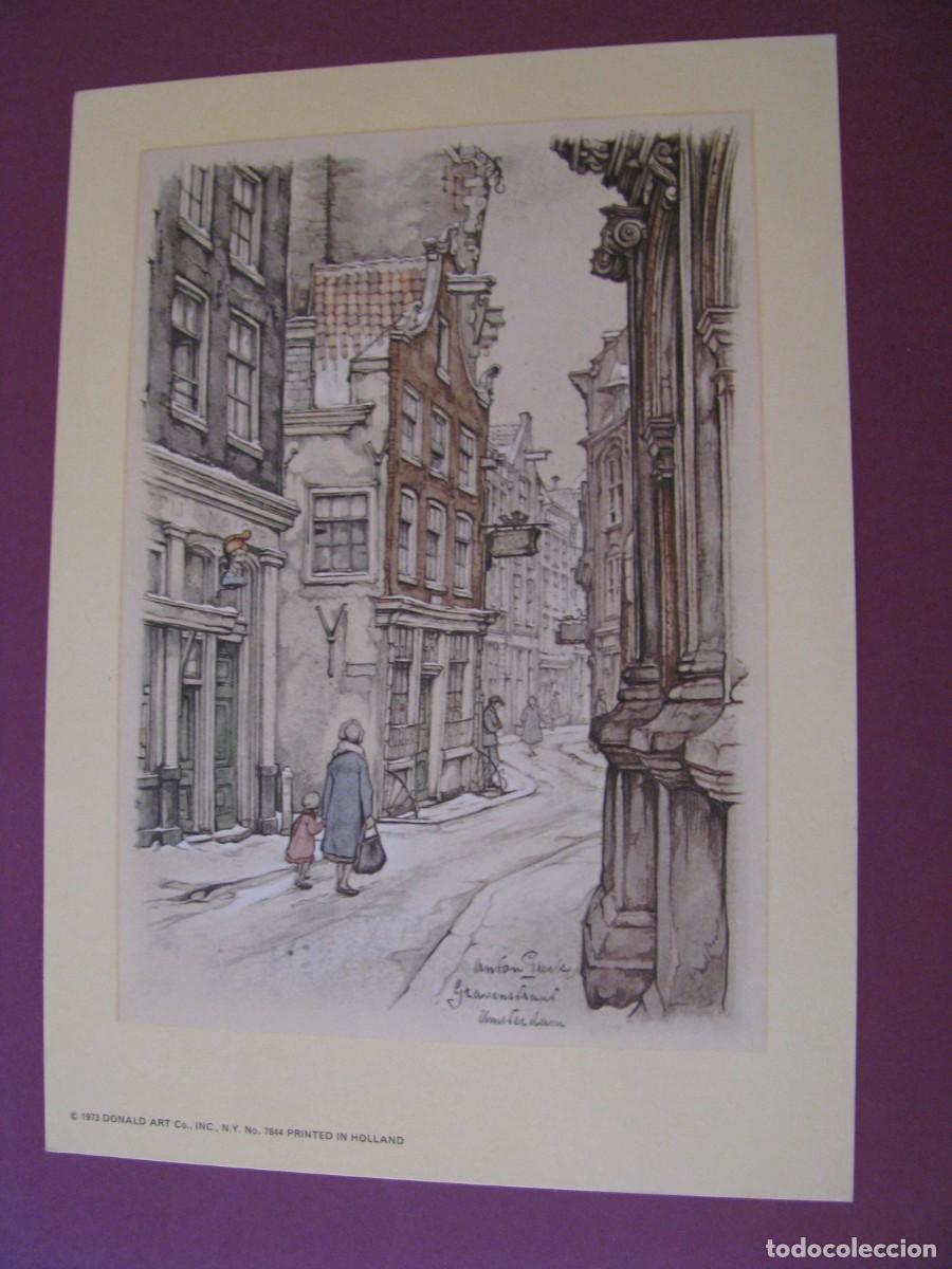 Arte: LAMINA DE ANTON PIECK. D.A.C. DONALD ART CO. N.Y. PRINTED IN HOLLAND. 1973. 18X13 CM.