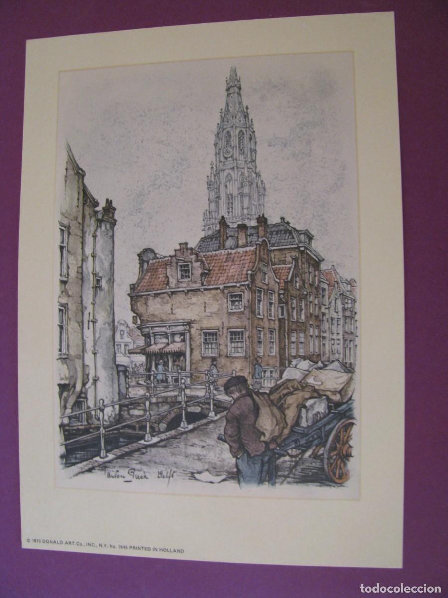 Arte: LAMINA DE ANTON PIECK. D.A.C. DONALD ART CO. N.Y. PRINTED IN HOLLAND. 1973. 18X13 CM.