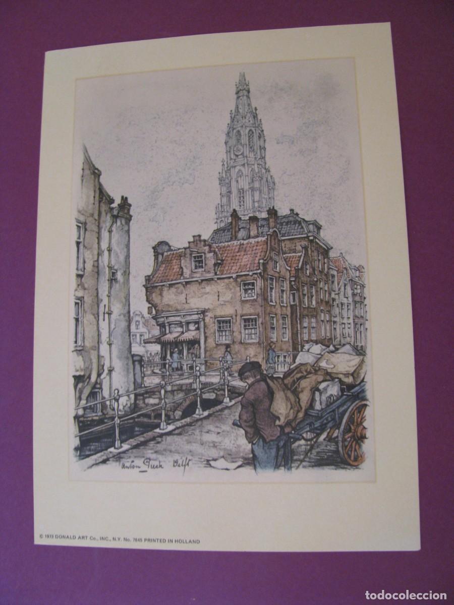 Arte: LAMINA DE ANTON PIECK. D.A.C. DONALD ART CO. N.Y. PRINTED IN HOLLAND. 1973. 18X13 CM.