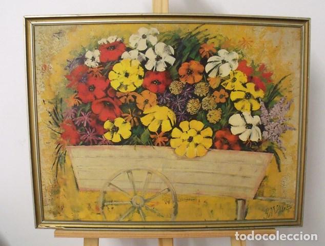Arte: Cuadro Flowers for Sale - Savage - Impresi&oacute;n en madera