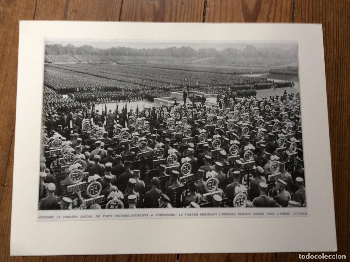 Art: Estampa Fotogr&aacute;fica Original com hist&oacute;ria - Congresso de Nuremberga (Alemanha Nazi), Anos 1930