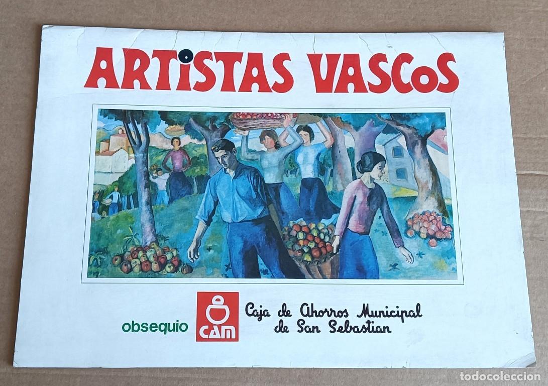 Arte: 4 laminas artistas vascos -- Obsequio caja de ahorros municipal de San Sebasti&aacute;n