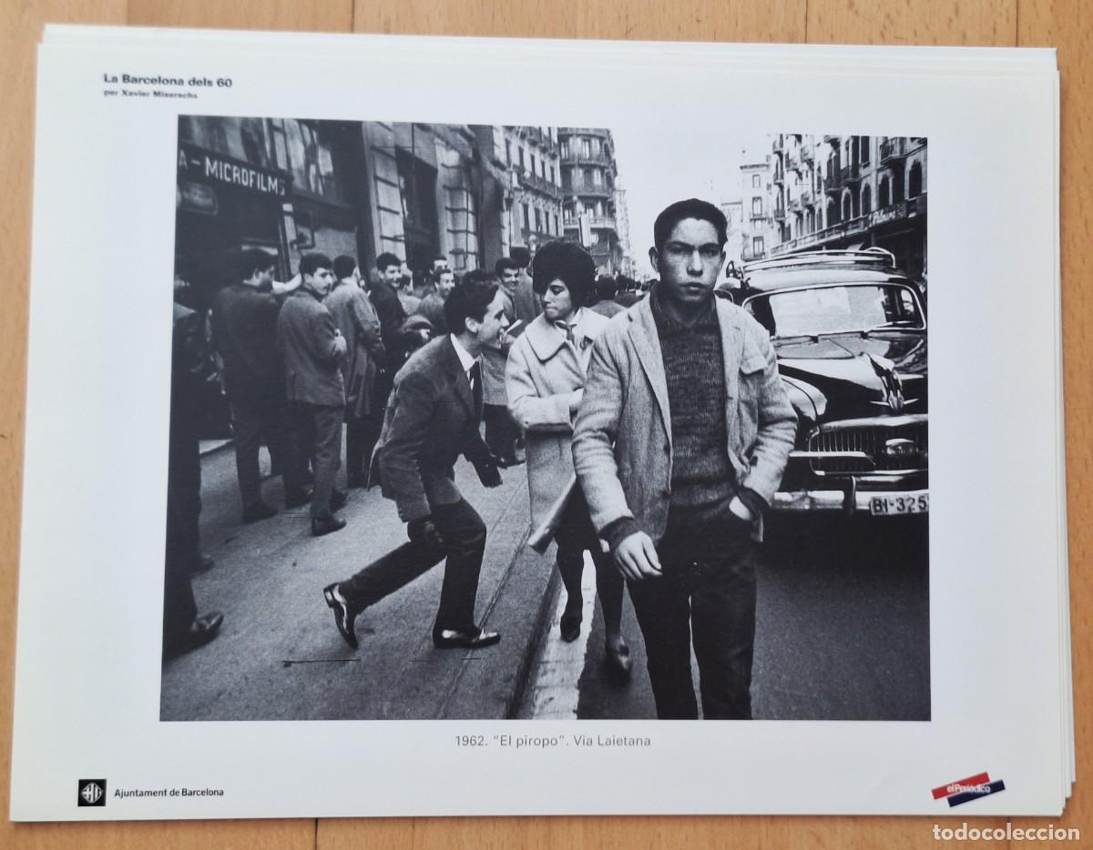 Arte: LAMINA DE XAVIER MISERACHS -LA BARCELONA DELS 60 - 1962 &rdquo;EL PIROPO&rdquo; VIA LAIETANA - NUEVA