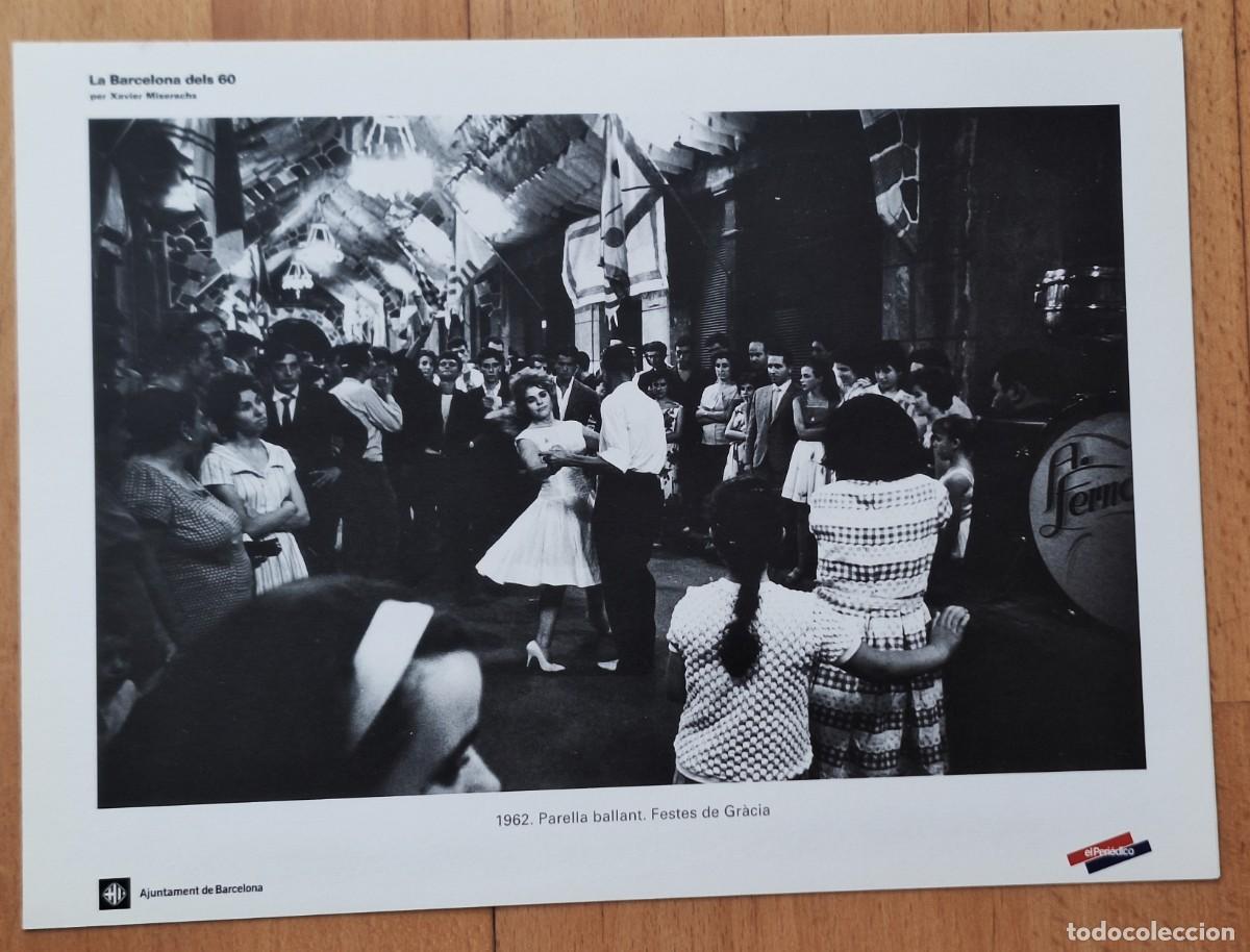 Arte: LAMINA DE XAVIER MISERACHS -LA BARCELONA DELS 60 - 1962 PARELLA BALLANT. FESTES DE GRACIA - NUEVA
