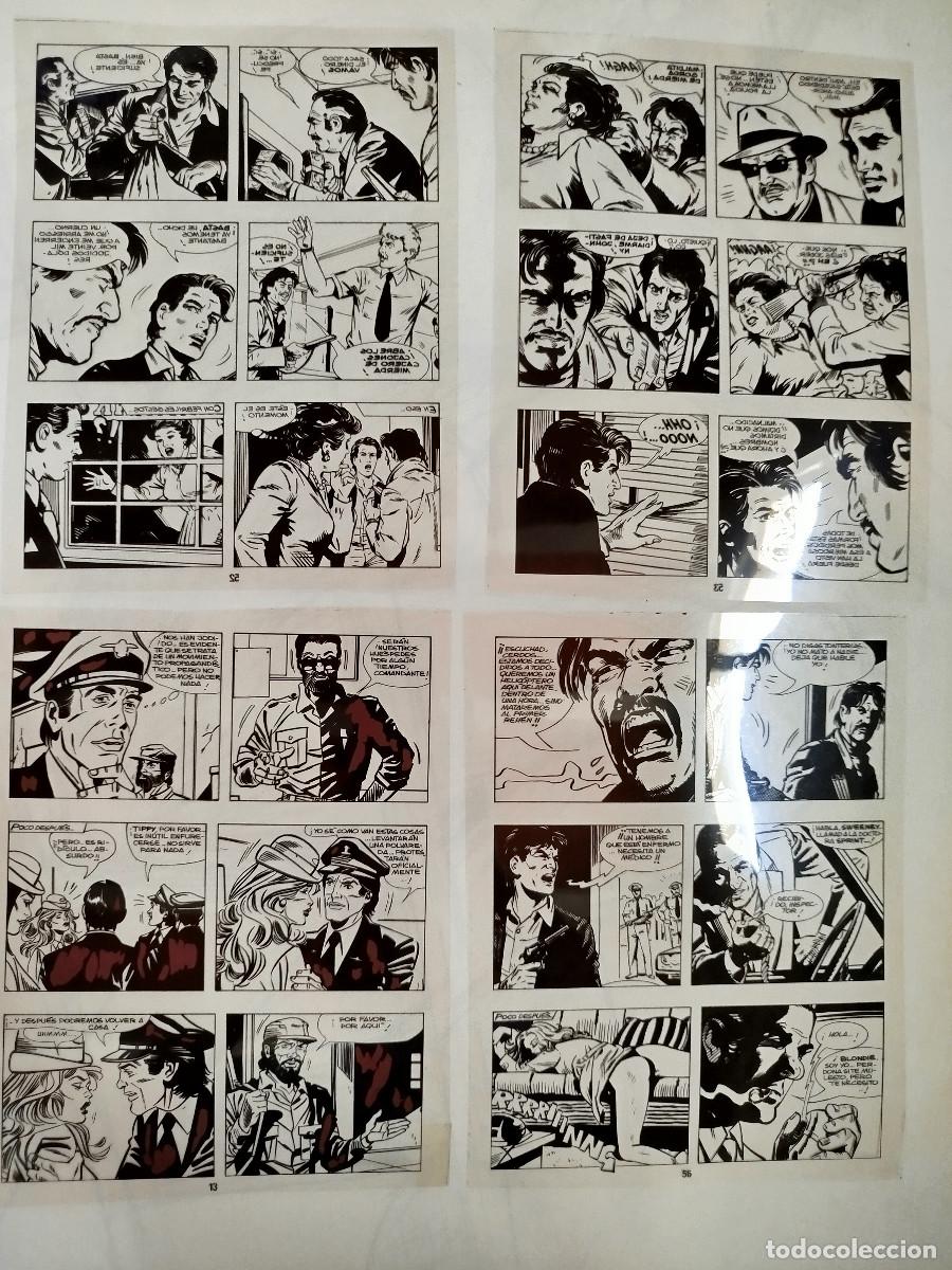 Arte: Lote 4 fotolitos - comic retro