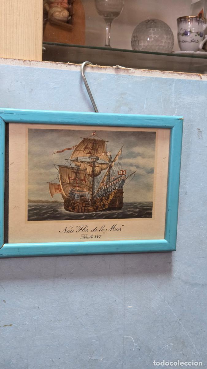 Arte: cuadro con lamina de barco