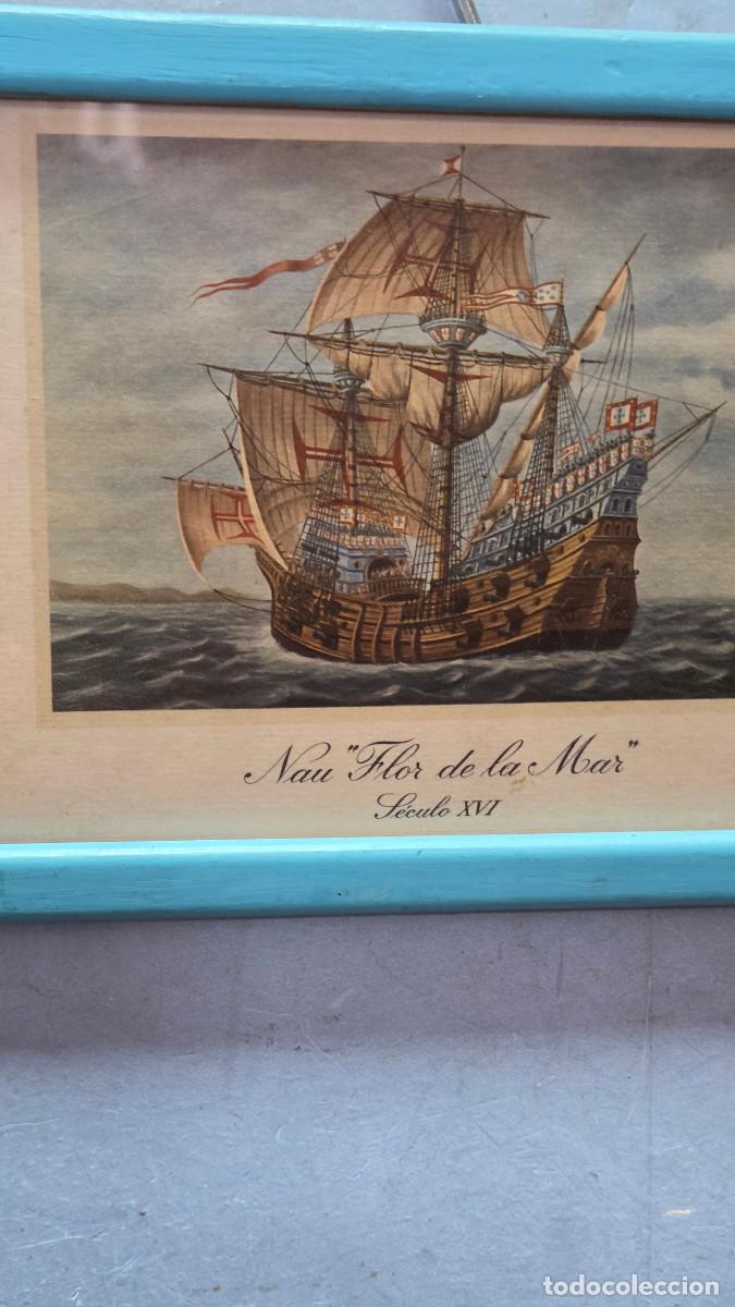Arte: cuadro con lamina de barco - Foto 4