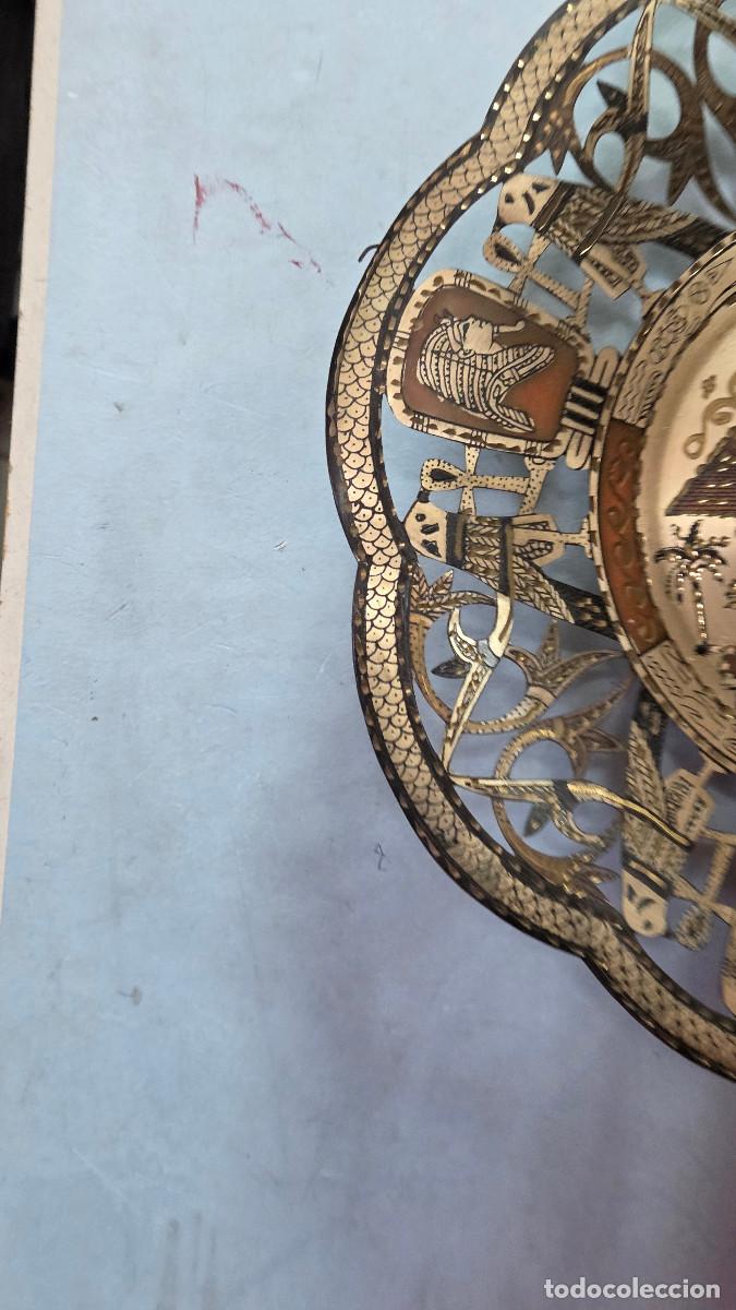Arte: plato de metal egipcio - Foto 3