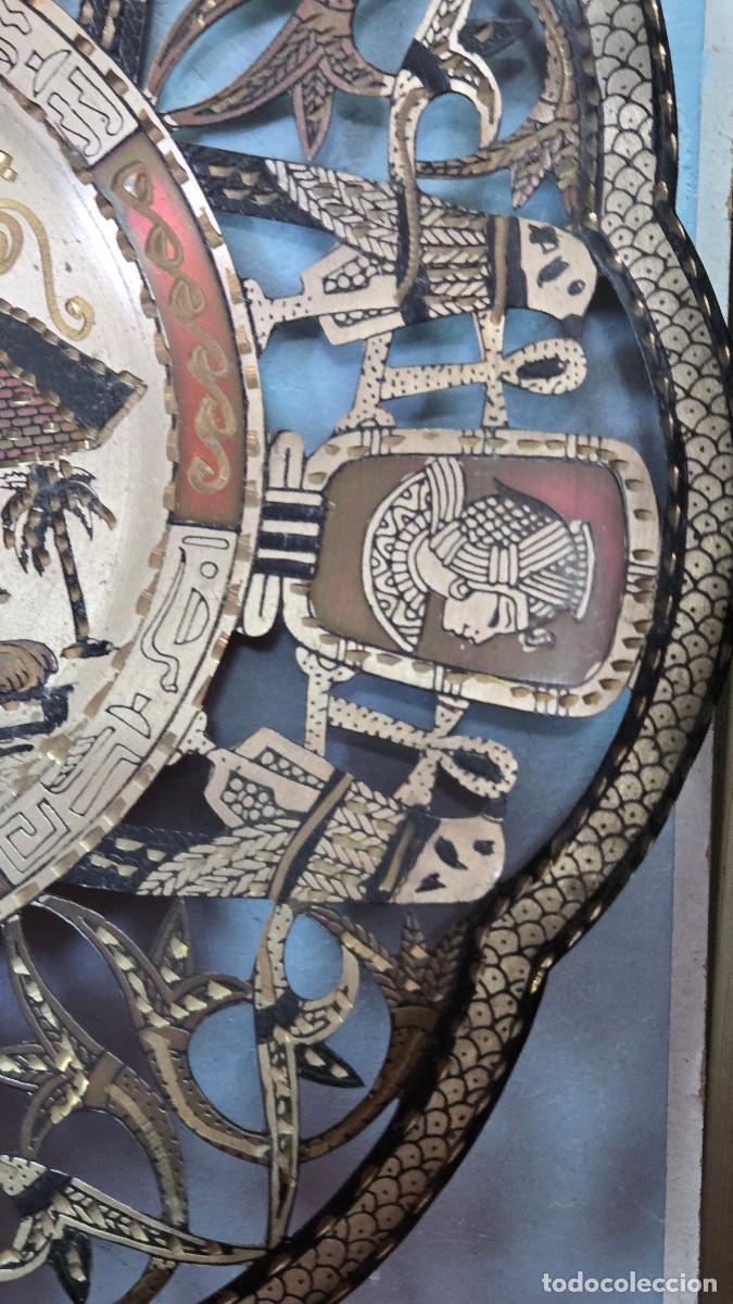 Arte: plato de metal egipcio - Foto 6