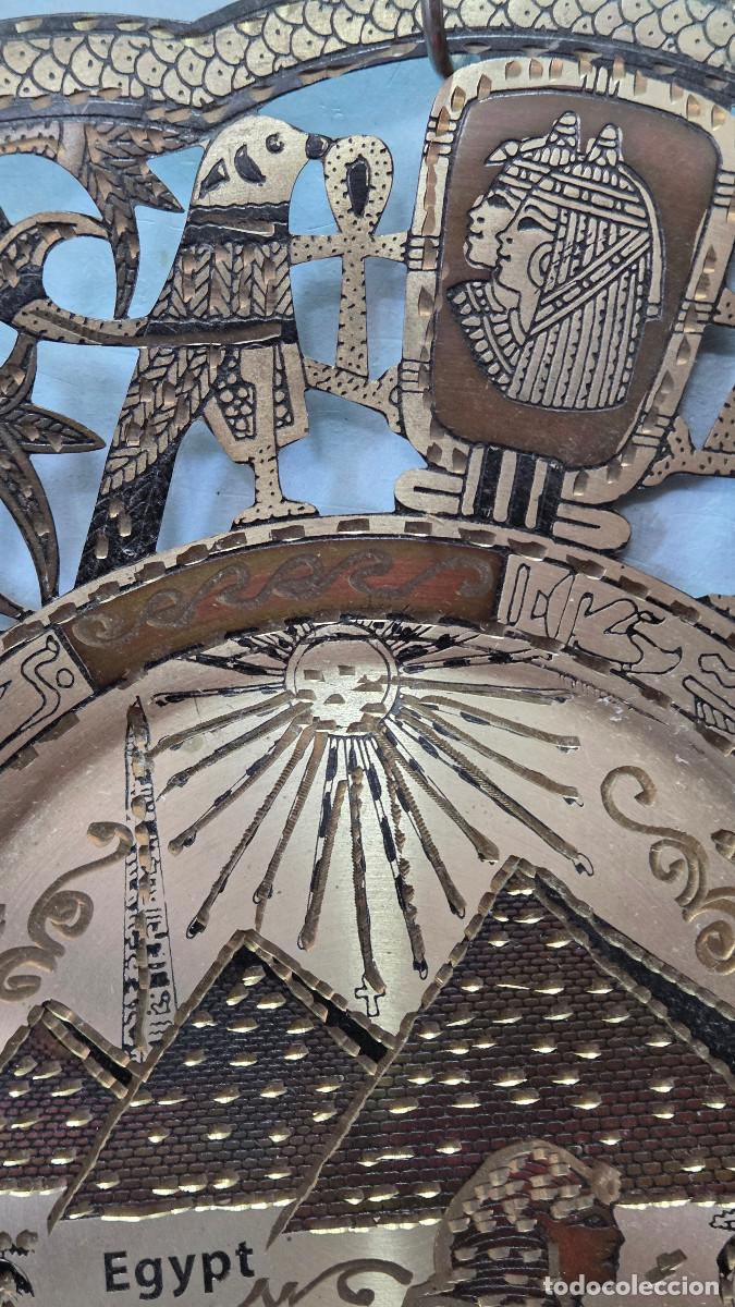 Arte: plato de metal egipcio - Foto 7