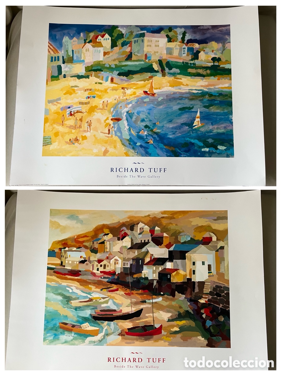 Arte: Richard Tuff - Lote de 2 l&aacute;minas de gran tama&ntilde;o