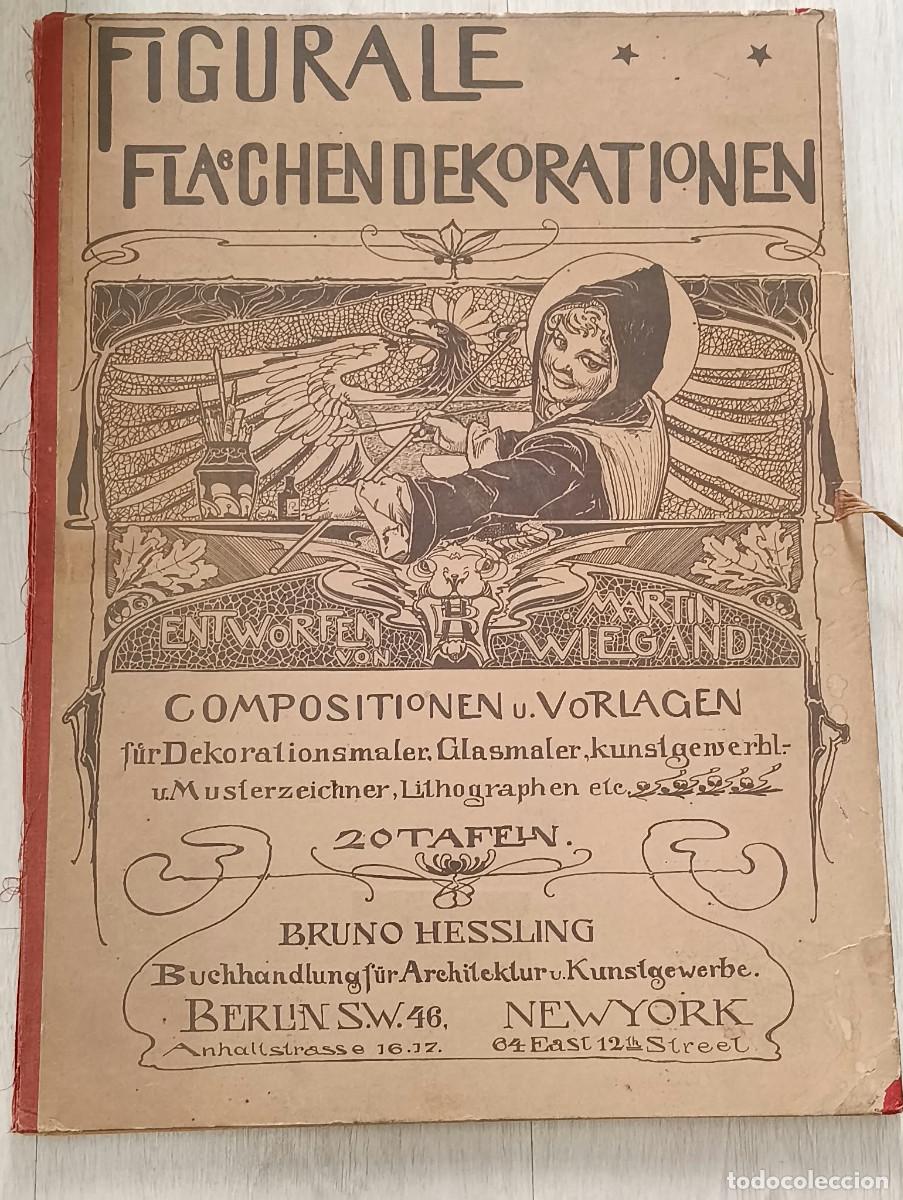 Arte: Figurale fl&auml;chen-decorationen compositionen und vorlagen f&uuml;r decorationsmaler, glasmaler...