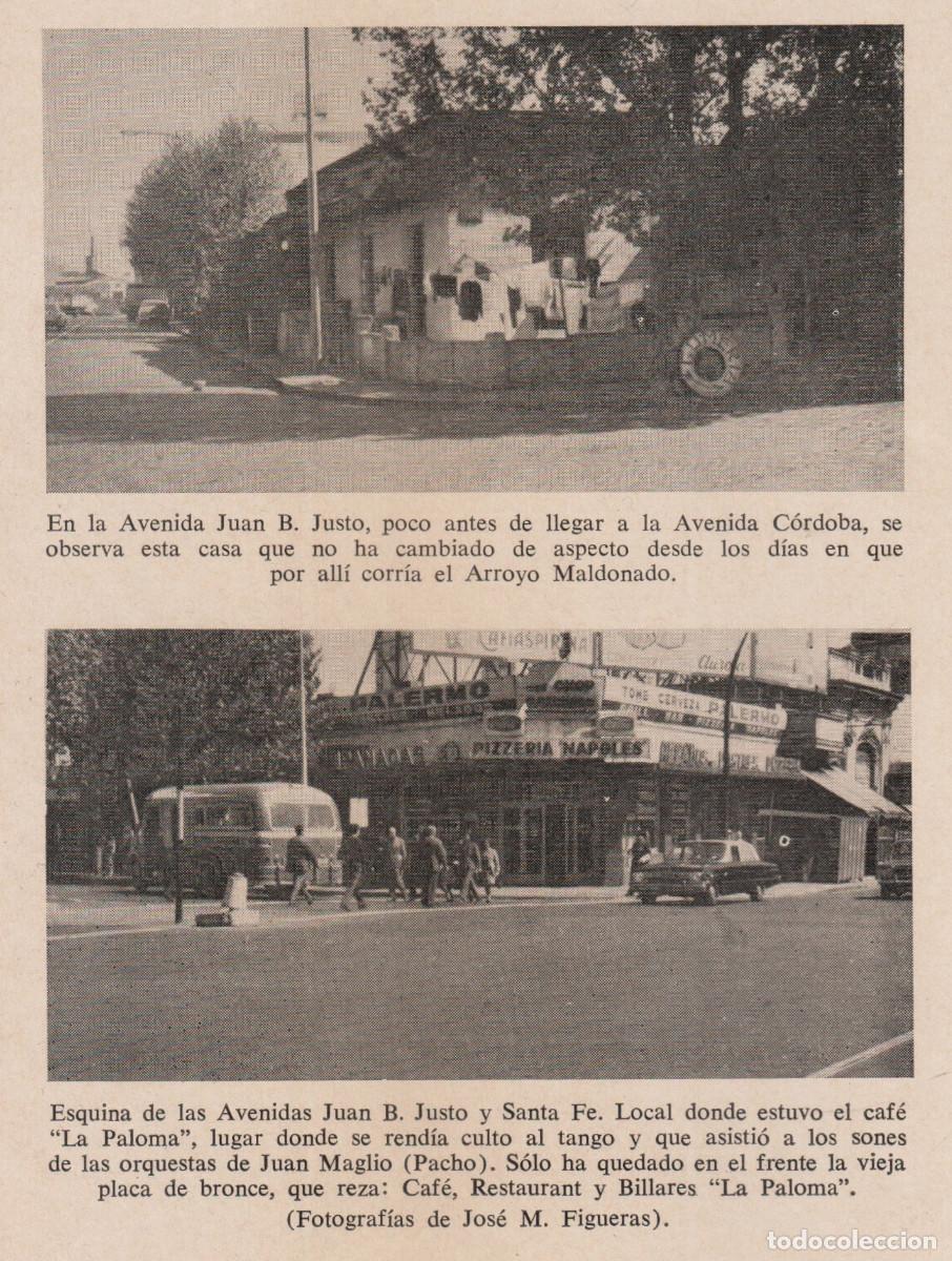 Arte: HL42 - ARGENTINA. ARROYO MALDONADO. AVENIDA JUAN B. JUSTO. [LEER DESCRIPCION]