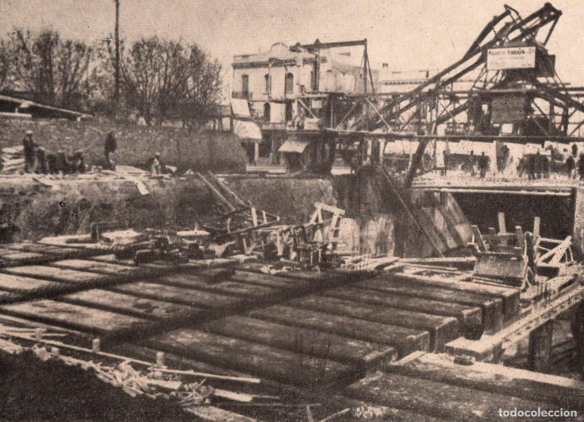 Arte: HL37 - [A&Ntilde;O 1932]. ARGENTINA. ARROYO MALDONADO. OBRAS DE ENTUBAMIENTO. [LEER DESCRIPCION]