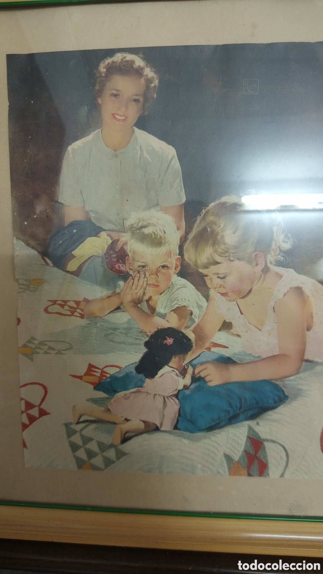 Arte: Bonito cuadro antiguo lamina