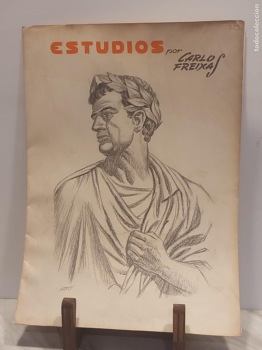 Arte: 1988 !! | ESTUDIOS CARLOS FREIXAS | N.&ordm; 29 | BUSTOS CL&Aacute;SICOS | 8 L&Aacute;MINAS | DIBUJO