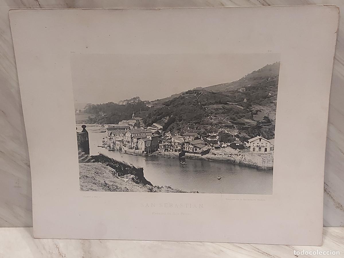 Arte: 1891 | SAN SEBASTI&Aacute;N | PASAJES DE SAN PEDRO | ESPA&Ntilde;A ILUSTRADA N.&ordm; 212 | HAUSER Y MENET | FOTOTIPIA