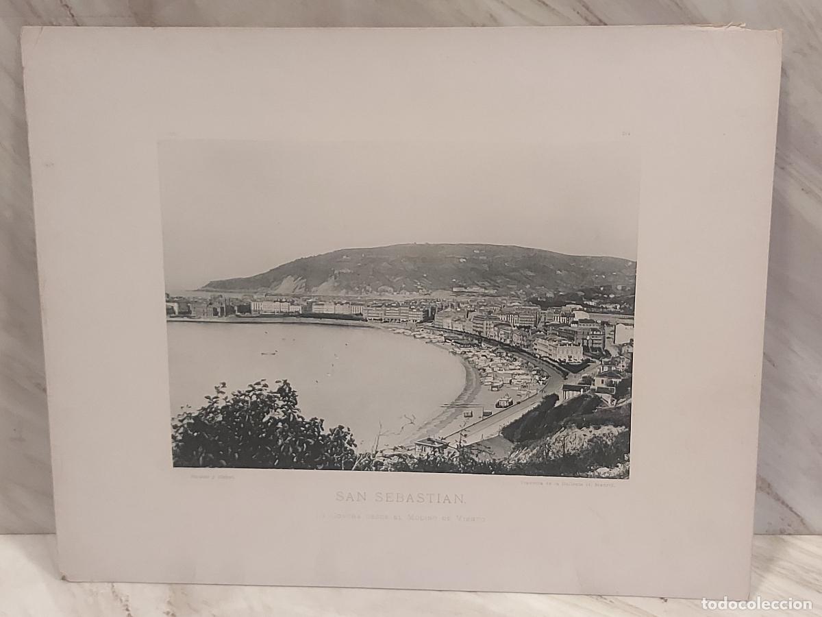 Arte: 1892 | SAN SEBASTI&Aacute;N | LA CONCHA | ESPA&Ntilde;A ILUSTRADA N.&ordm; 204 | HAUSER Y MENET | FOTOTIPIA