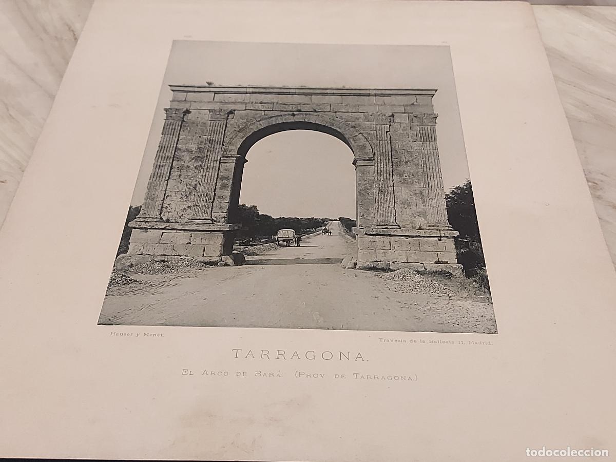 Arte: A&Ntilde;O 1892 | TARRAGONA | ARCO DE BAR&Aacute; | ESPA&Ntilde;A ILUSTRADA N.&ordm; 364 | HAUSER Y MENET | FOTOTIPIA