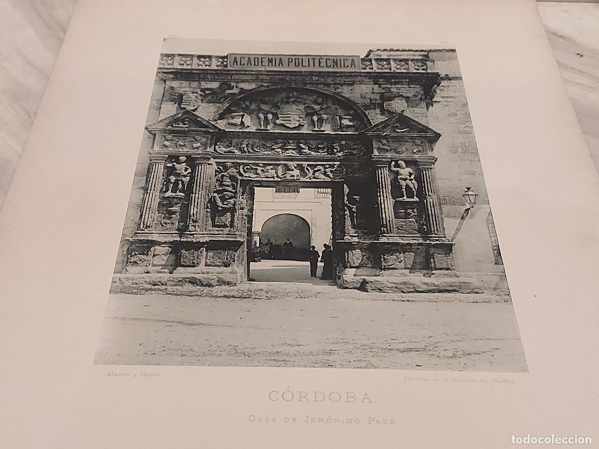 Arte: A&Ntilde;O 1893 | C&Oacute;RDOBA | CASA DE JER&Oacute;NIMO P&Aacute;EZ | ESPA&Ntilde;A ILUSTRADA N.&ordm; 253 | HAUSER Y MENET | FOTOTIPIA