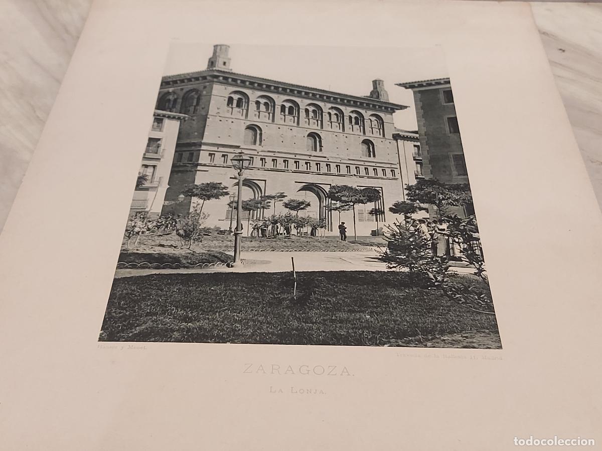 Arte: A&Ntilde;O 1893 | ZARAGOZA | LA LONJA | ESPA&Ntilde;A ILUSTRADA N.&ordm; 287 | HAUSER Y MENET | FOTOTIPIA