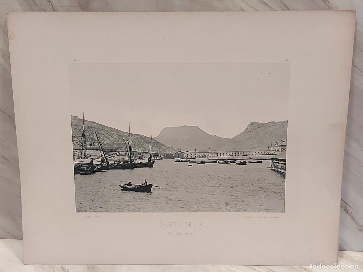 Arte: 1893 | CARTAGENA | EL ARSENAL | ESPA&Ntilde;A ILUSTRADA N.&ordm; 346 | HAUSER Y MENET | FOTOTIPIA