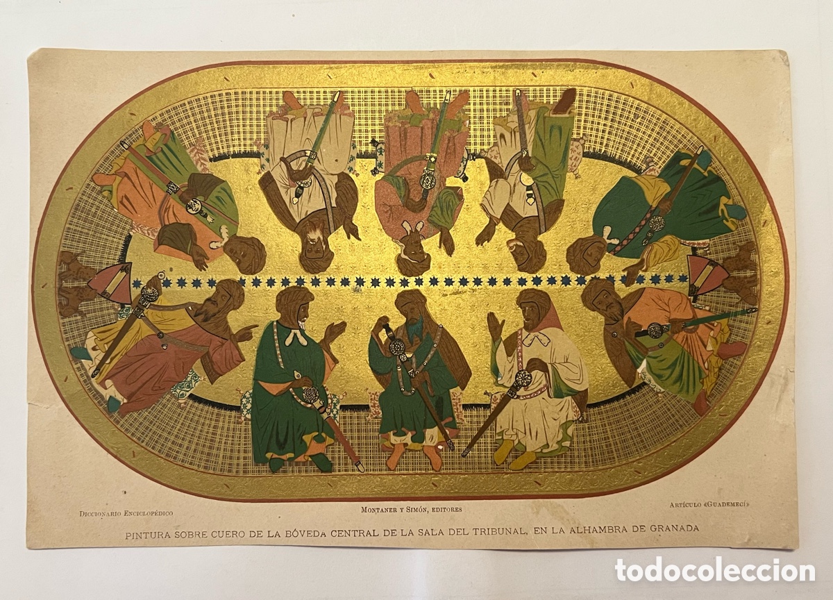 Arte: MONTANER Y SIM&Oacute;N, EDITORES.. ART&Iacute;CULO GUADAMECI.. EN LA ALHAMBRA DE GRANADA &hellip;