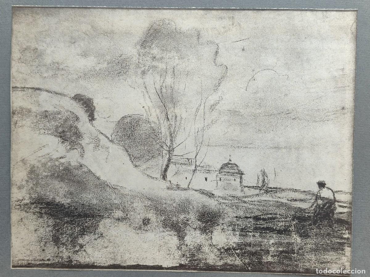 Arte: Recuerdo de Toscana. Trente deux dessins de Camille Corot - Leon Marotte 1974.
