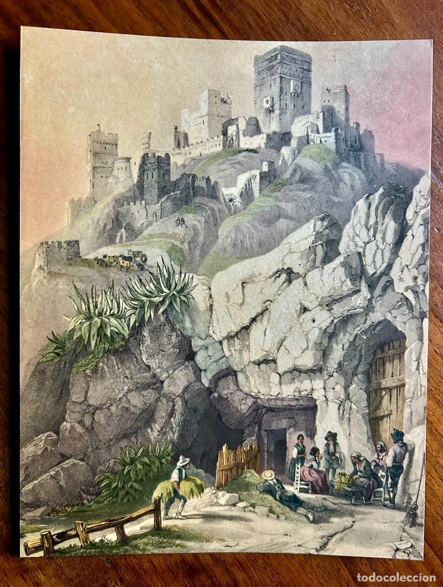Arte: L&Aacute;MINA CON REPRODUCCI&Oacute;N DE LA OBRA DE G.P. VILLAAMIL RUINAS DEL CASTILLO DE ALCAL&Aacute; DE GUADAIRA