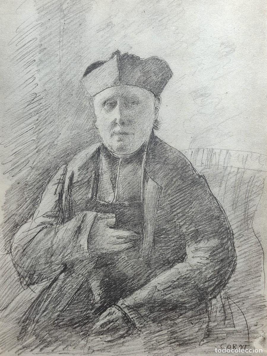 Arte: L'abb&eacute; jouveau, cure de Coubron. Trente deux dessins de Camille Corot - Leon Marotte 1974.